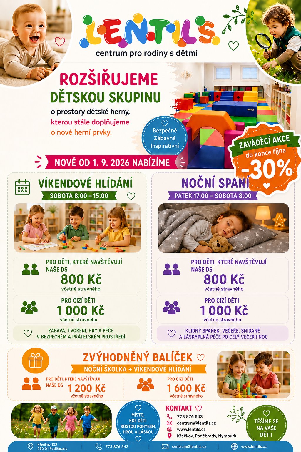 Víkendové hlídání a noční spaní – zaváděcí akce (PDF)